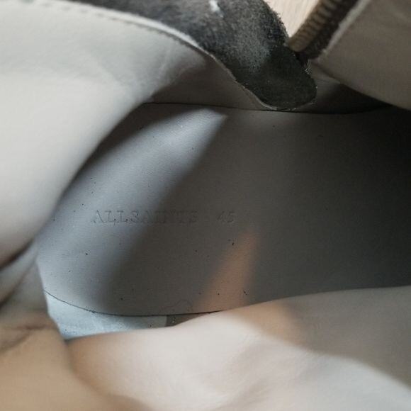 ALLSAINTS Seth Suede Pull on Chelsea boots Bitter Chocolate - Picture 10 of 10